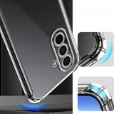 Techsuit Shockproof Clear Silicone prozirna maskica otporna na udarce za Samsung Galaxy A17 5G / A17 4G | Shoptok.si