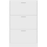 Ormarić za cipele sjajni bijeli 63x24x103 cm konstruirano drvo | shoptok.hr