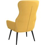  Stolica za opuštanje sa stolcem boja senfa od tkanine | shoptok.hr