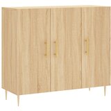 Maison Chic Komoda - Predalnik sonoma hrast 90x34x80 cm konstruiran les, (21717340) | Shoptok.si