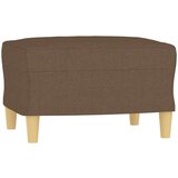  Trosjed s tabureom smeđi 180 cm od tkanine | shoptok.hr