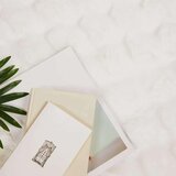 vidaXL Dežnik iz umetnega zajčjega krzna 4 pcs Bela 240 x 270 cm | Shoptok.si