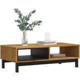 vidaXL Stolić za kavu FLAM 100 x 50 x 32 5 cm od masivne borovine | shoptok.hr