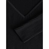Reserved - Top dugih rukava sa srcolikim izrezom - crno | shoptok.hr