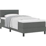 vidaXL Krevet s box springom s madracem tamno sivi 90x190 cm tkanina | shoptok.hr