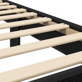  Okvir kreveta s uzglavljem Crni hrast 80 x 200 cm | shoptok.hr
