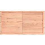 Stolna ploča svjetlosmeđa 120x60x4 cm od obrađene hrastovine | shoptok.hr
