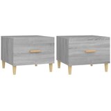  Stolići za kavu 2 kom boja hrast 50x50x40 cm konstruirano drvo | shoptok.hr