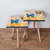 Hanah home 2Shp58 - multicolor multicolor nesting table (2 pieces) | ePonuda.com