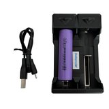 OXE Polnilec baterij 18650 / 26650 / 21700 / 16340 / 14500 / 10440, 2 priključka | Shoptok.si