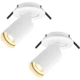 68–80 mm nastavljivi vgradni stropni reflektorji - 2 kosa odprta embalaža