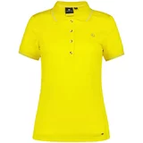 Luhta Funkcionalna majica 'Eriksdal' limonino-rumena