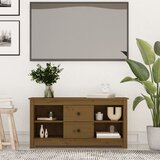 vidaXL TV ormarić boja meda 103 x 36,5 x 52 cm od masivne borovine Cijene
