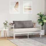  Jastuk za leđa Sivo-smeđa 120 x 19 x 50 cm tkanina | shoptok.hr