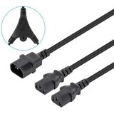 Manhattan Power Cable Y-Splitter 2 x C13 to C14, 1.8 m Cene