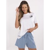 Fresh Made T-shirt-D12022AC02705A-white-blue | Shoptok.si