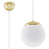 Nice Lamps Viseća svjetiljka u zlatnoj boji sa staklenim sjenilom ø 20 cm Cezab – | shoptok.hr