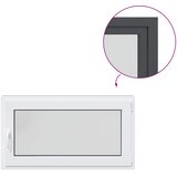  Prozor za podrum RISOR 110 x 50 cm PVC i staklo Antracit | shoptok.hr