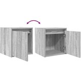  Stenska nočna omarica 2 kosa siva sonoma 38x34x40 cm | Shoptok.si