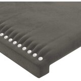  LED uzglavlje tamnosivo 144x5x118/128 cm baršunasto | shoptok.hr