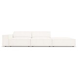 Micadoni Home Bež kotni kavč s tkanino bouclé (desni kot) Jodie - Micadoni Home Cene