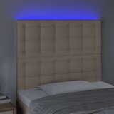  Uzglavlje boja cappuccina 80x5x118/128 cm od umjetne kože | shoptok.hr