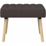  Klupa s utorima Tamno smeđa 60 x 40 x 45 cm Tkanina | Eponuda.ba