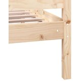  Posteljni okvir iz trdnega lesa 135x190 cm 4FT6 | Shoptok.si