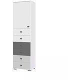 Jela VITRINA ARC F10 (VE BARV)-Bela mat lak/Grafit mat lak/Perla siva mat lak | Shoptok.si