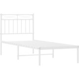  Metalni okvir za krevet s uzglavljem bijeli 80x200 cm | Eponuda.ba