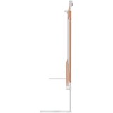 vidaXL sigurnosna ograda za dječji krevet smeđe-siva 200x25 cm tkanina | shoptok.hr