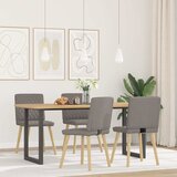  Blagovaonske stolice od tkanine 4 kom smeđesive | shoptok.hr