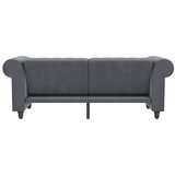 Støraa Temno siva žametna raztegljiva sedežna garnitura 236 cm Felix – | Shoptok.si
