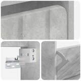  Ormar za cipele na zidu ZWOLLE 71 x 17 x 86 cm Betonska siva - Betonska siva | shoptok.hr