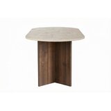 Hanah home Trpezarijski sto Sabella Travertine Venezia Walnut | Eponuda.com