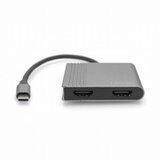 Digitus DA-70828 HDMI / USB-C® adapter [1x USB-C® - 2x ženski konektor HDMI] crna sa zaštitom, okrugli 0.18 m | Eponuda.ba