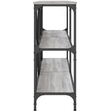 Konzolni stol boja hrasta sonome 160x30x75 cm od drva i željeza | shoptok.hr