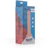 Real Fantasy Scott - realistični dildo s tapado nogami (25 cm) - naravni | Shoptok.si