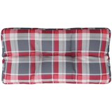  Jastuk za palete crveni karirani 80 x 40 x 12 cm od tkanine | shoptok.hr