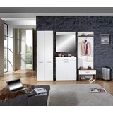 XORA OGLEDALO, 85/87/2 cm steklo, leseni material | Shoptok.si