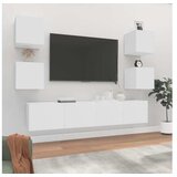  6-dijelni set TV ormarića bijeli od konstruiranog drva | shoptok.hr