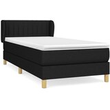 Box spring krevet s madracem crni 90x190 cm od tkanine | shoptok.hr