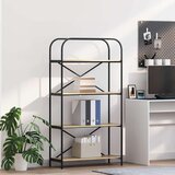 vidaXL Polica sonoma hrast 80 x 30 x 146 cm Konstruirano drvo | shoptok.hr