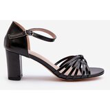 EVENTO Women's Black Strappy Sandals Pyrrette | Eponuda.ba