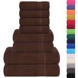  Set ručnika od 8 dijelova FROGN smeđi 360 g/m² | shoptok.hr