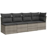  9-dijelni set vrtnih sofa od poliratana s jastucima sivi | shoptok.hr