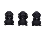 NOW THREE WISE LABRADORS 8.5CM KIPCI