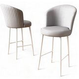 Hanah home set 6 barskih stolica uras grey white | ePonuda.com
