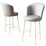 Hanah home Set barskih stolica Uras, 6 dijelova, sivo-bijela | Eponuda.ba