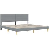  Krevetna konstrukcija Svijetlo siva 180 x 200 cm Poliester | shoptok.hr